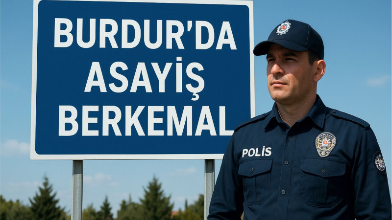 Burdur'un Asayiş Raporu Açıklandı