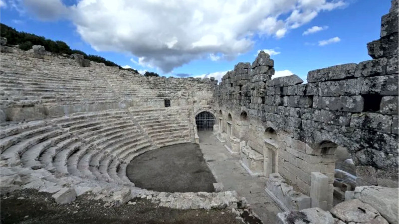 Kibyra’da Medusa’ya Kış Kalkanı
