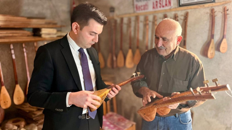 Kaymakam Emre Çifci’den Cura Ustası Arslan’a Ziyaret