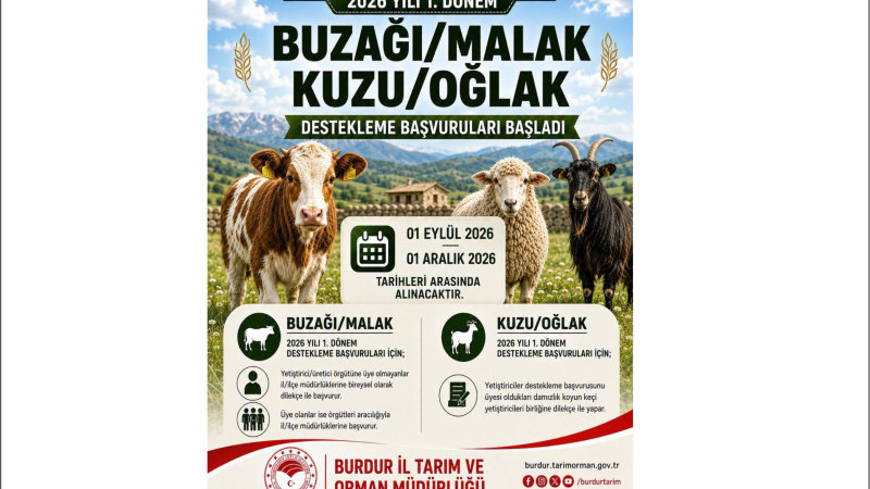 Gölhisar'da  Üreticilere  Destekleme  Müjdesi